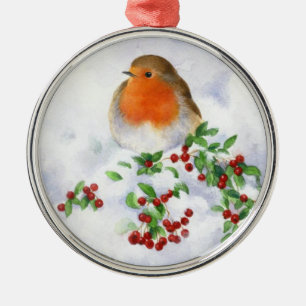 Metálico Adorno de Navidad - Pájaro