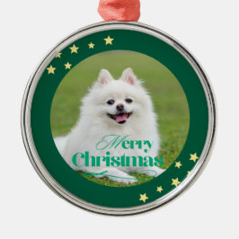 Metálico Adorno de Navidad Personalizado