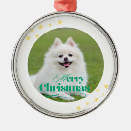 Metálico Adorno de Navidad Personalizado