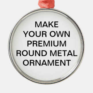 Metálico Adorno de Navidad personalizado Premium de 2" redo