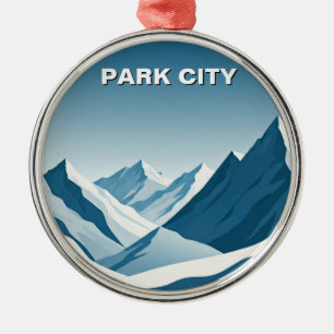 Metálico Adorno de Park City
