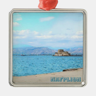 Metálico Adorno de recuerdo de Nafplion Grecia