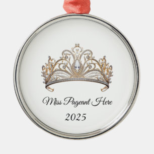 Metálico Adorno de Tiara de Princesa