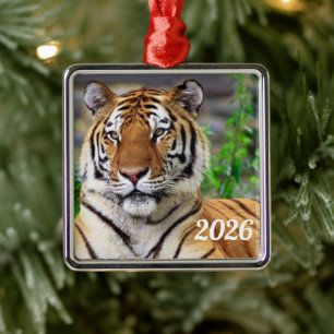 Metálico Adorno de Tigre Siberiano