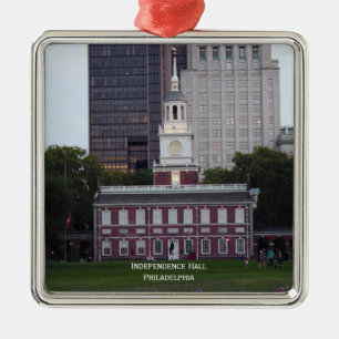 Metálico Adorno Independence Hall Philadelphia