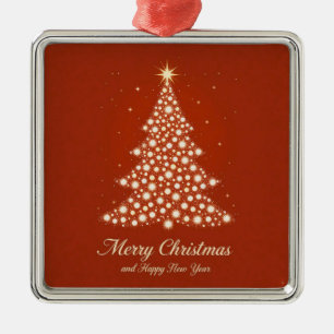 Metálico Adorno para árbol de Navidad Recuerdo Regalo de fi