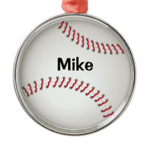 Adorno personalizado de béisbol