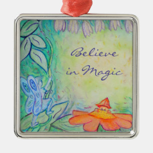 Metálico Adorno personalizado de jardín de hadas de las flo
