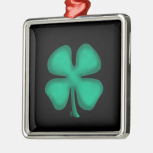 Metálico Adorno premium cuadrado Black Irish