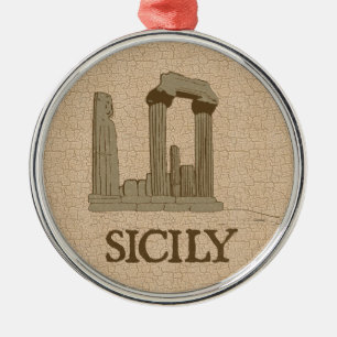Metálico Adorno Premium de Sicilia