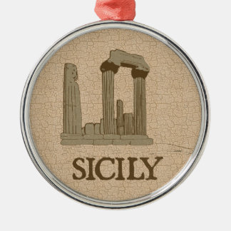 Metálico Adorno Premium de Sicilia