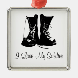 Metálico Adorno Recuerdo de Soldado Militar Veterano