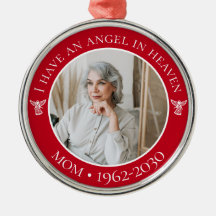 Ángel en el cielo Adorno conmemorativo de Navidad