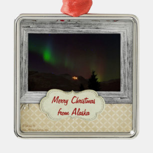 Metálico Aurora y el adorno de Star On Mountain