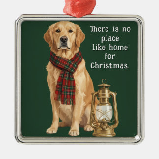 Metálico Crea tu propio adorno de perro de Navidad