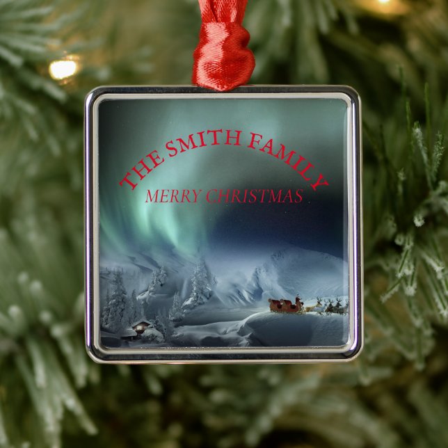 Metálico Elegante adorno metalizado (Árbol)