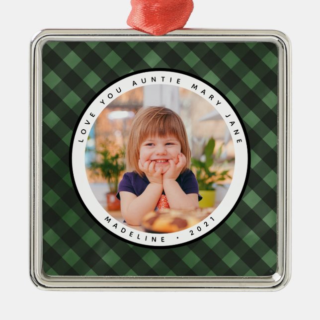 Metálico Foto rústica en el país con adorno Metalizado (Frente)