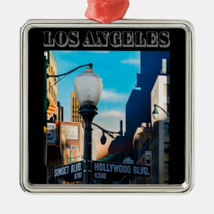 Metálico Poster Hollywood Blvd. Adorno