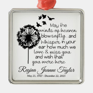 Metálico Que los vientos del cielo sean un adorno conmemora