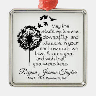 Metálico Que los vientos del cielo sean un adorno conmemora