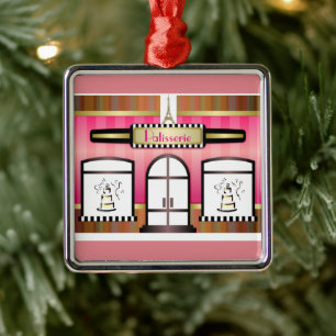 Metálico Torre Eiffel de Pastelería Francesa Adorno de Parí