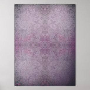 Metalizada Ice Crystals III Impresión de Relieve metalizado p