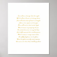 Impresión de letras de estilo minimalista, arte de