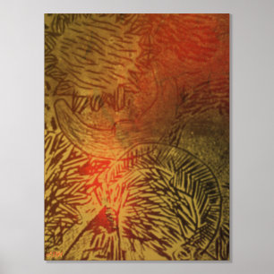 Metalizada Impresión de Relieve metalizado dorado celeste