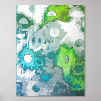 Metalizada Impresión de Relieve metalizado plateado geométric