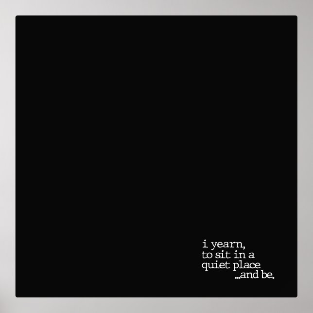 Metalizada "...y ser." Impresión de poesía especial (Anverso)