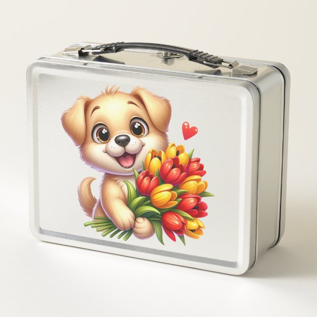 Metalizado de cachorro amoroso (Reverso)