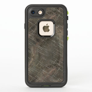 Metalizado de plata quemada y maltratada