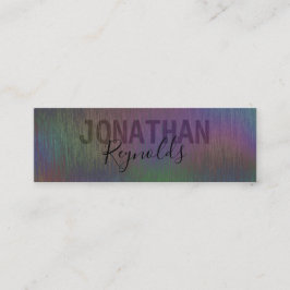 Metalizado holográfico creativo moderno - tarjeta 