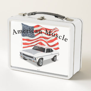 Metalizado Lunchbox American Muscle White Nova