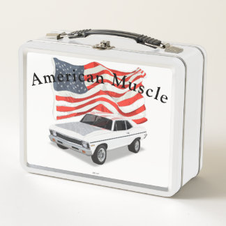 Metalizado Lunchbox American Muscle White Nova