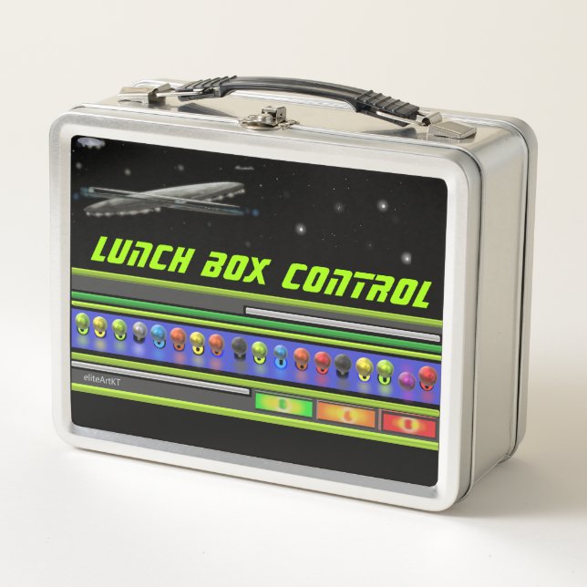 Metalizado Lunchbox U.F.O SPACE TEMA de eliteArtKT (Anverso)