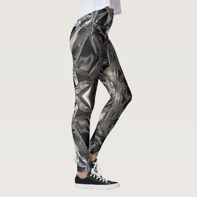 Metallic Abstract 101 Leggings (Derecha)