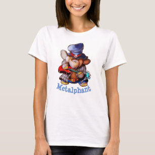 Metalphant con la camiseta básica de las mujeres