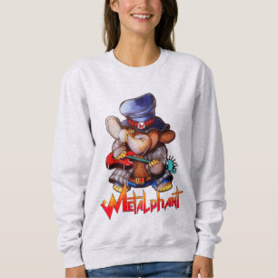 Metalphant con sudadera de guitarra femenina