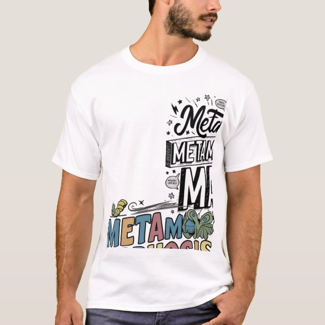 Metamorphosis ✨ de camisetas de hombres mágicos 👕 (Anverso)
