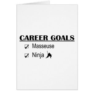 Metas de la carrera de Ninja - masajista