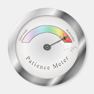 Meter De Paciencia Roto Gage Imán Funny