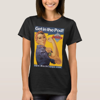 ¡Métete en los Pods! Camiseta negra básica de las