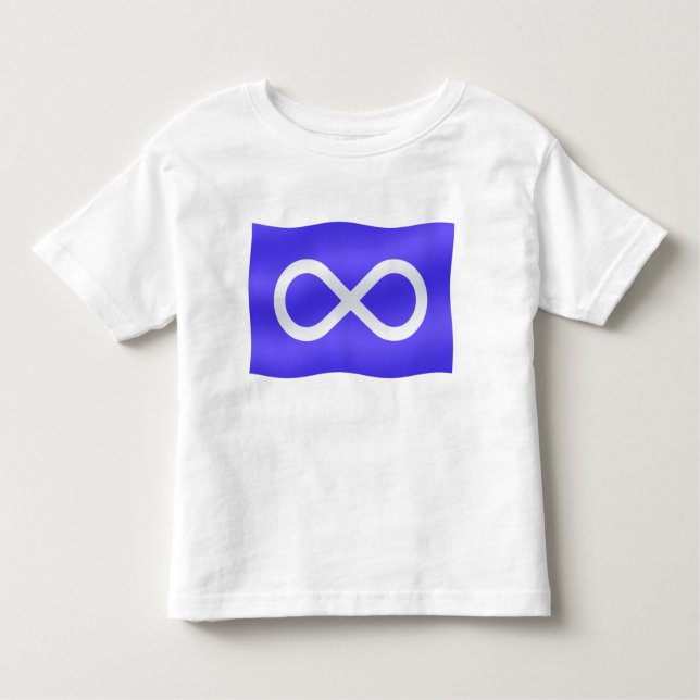 Metis Flag Bebé camiseta Primera Nación Toddler Sh (Anverso)