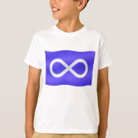 Metis Flag Niños camiseta Primera Nación Arte Tee 