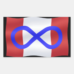Metis Flag Pegatinas Pegatinas de Metis de Canadá