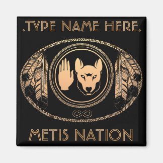 Metis Fridge Magnet Imán Personalizado de Bandera 