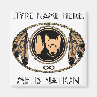Metis Fridge Magnet Imán Personalizado de Bandera 