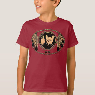 Metis Niños camiseta Nativa Wolf Metis Camisetas d