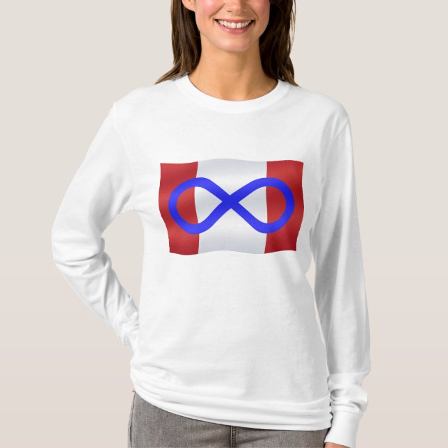 Metis Pride Primeras Naciones camisetas para mujer (Anverso)
